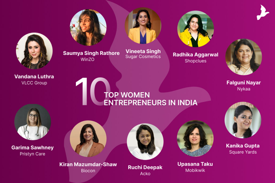 Top 10 Women Entrepreneurs In India 2024 Top 10 Women Entrepreneurs In India 2024